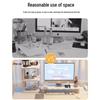 Curved Edge Desktop Monitor Riser Stand with Storage