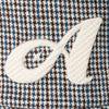 Allincomplete Linen Houndstooth Fillbox Cap