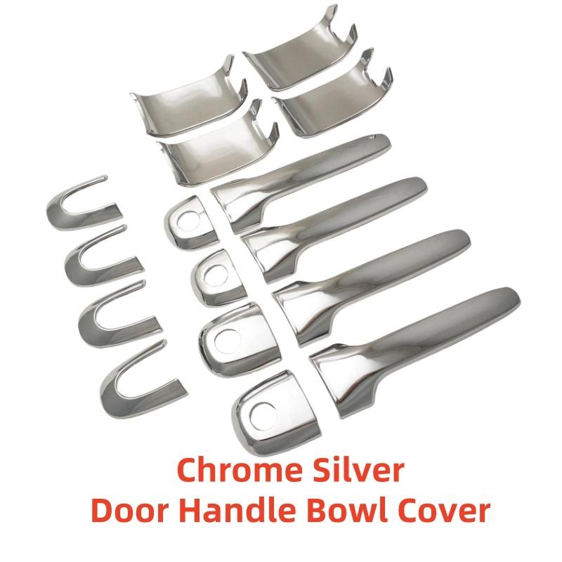 ABS Chrome Car Accessories Plated Door Handle Bowl Cover Trim Paste Style For Toyota Noah Liteace 1996 1997 1998 1999 2000 2001