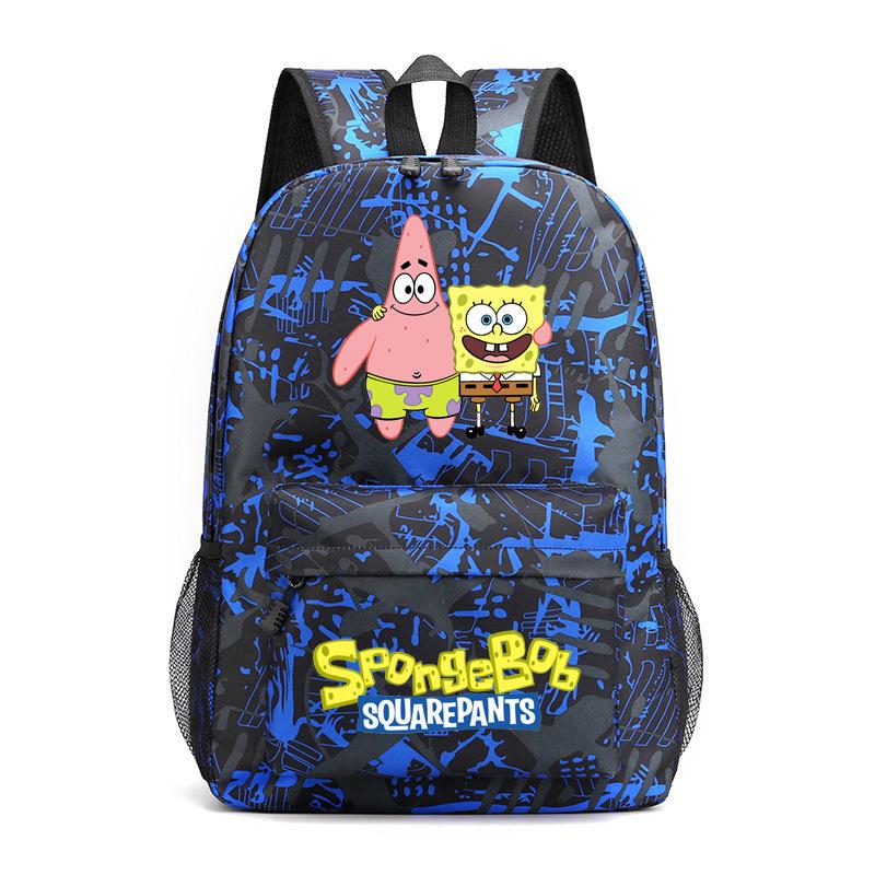 School Season Spongebob Squarepants Starry Sky School Bag Spongbob Student Travel Study Backpack