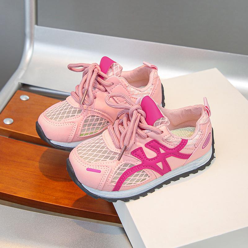 Children's German Training Shoes Single Mesh Breathable 2025 Summer Boys Sports Shoes Soft Sole Girls Forrest Gump Shoes Casual Shoes Tide