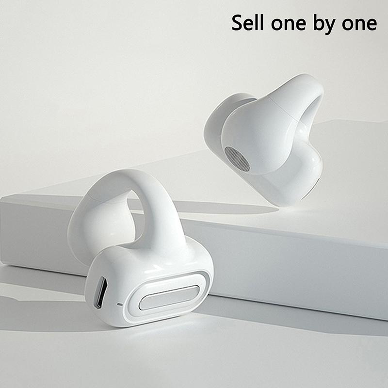 

The Air7 Ear Clip Bluetooth Headset High-Power Single-Ear Wireless Gaming Headset The Ear Concept Bone Conduction белый