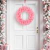 40cm/50cm Christmas Artificial Wreath Door Hanging Simulation Garlands for Inviting Holiday Christmas Setting Decors