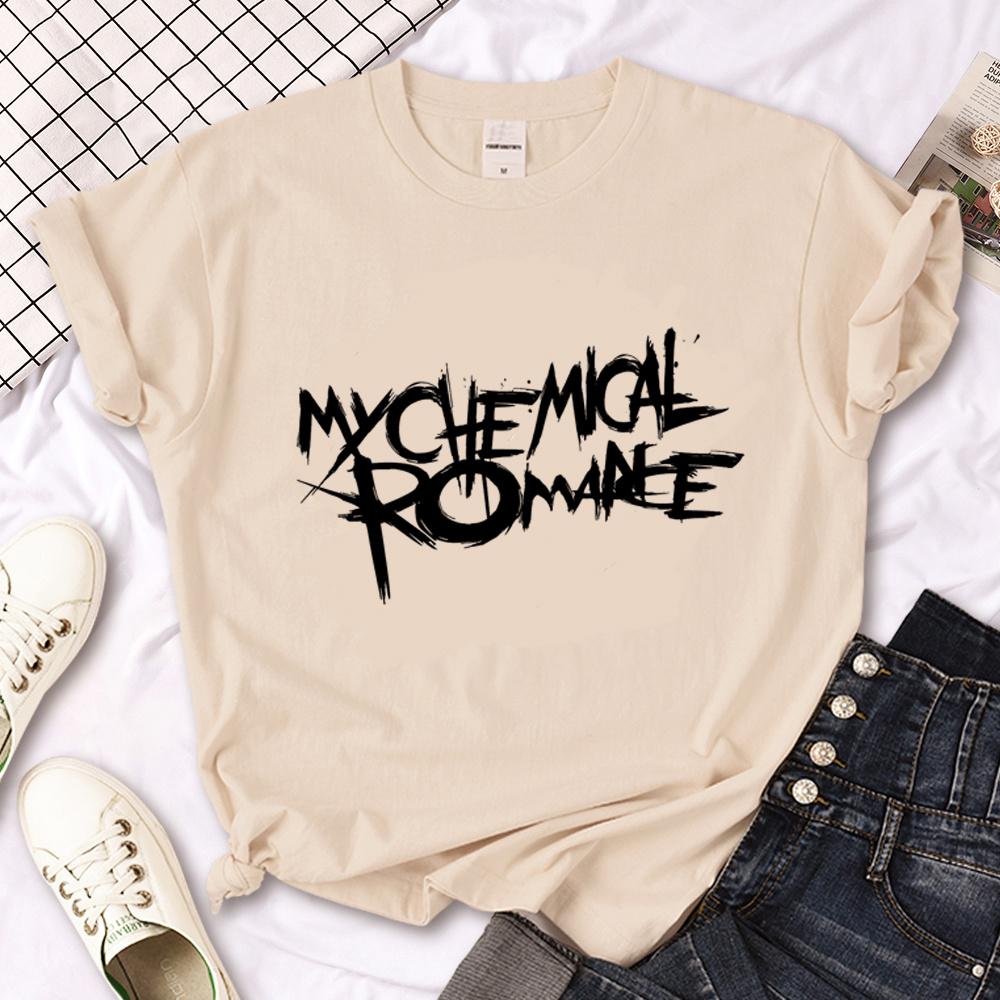 My Chemical Romance Tshirt Men Y2K Summer Top Boy Funny Clothing