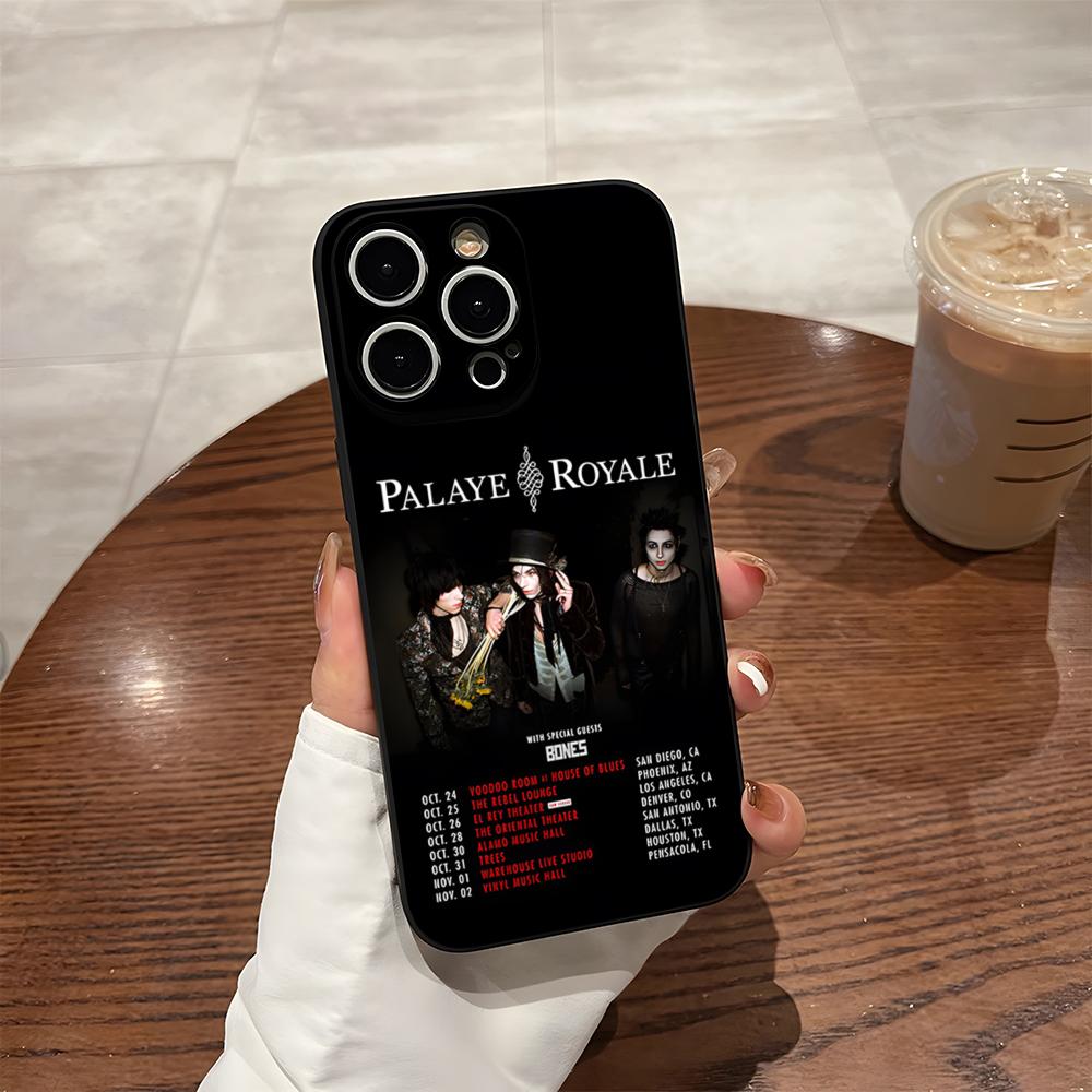 Music Palaye Royale Phone Case For 15 Pro Max Iphone 14 16 Pro Max 12 15 Plus 13 Pro 11 Xr X Xs Silicone Back Cover