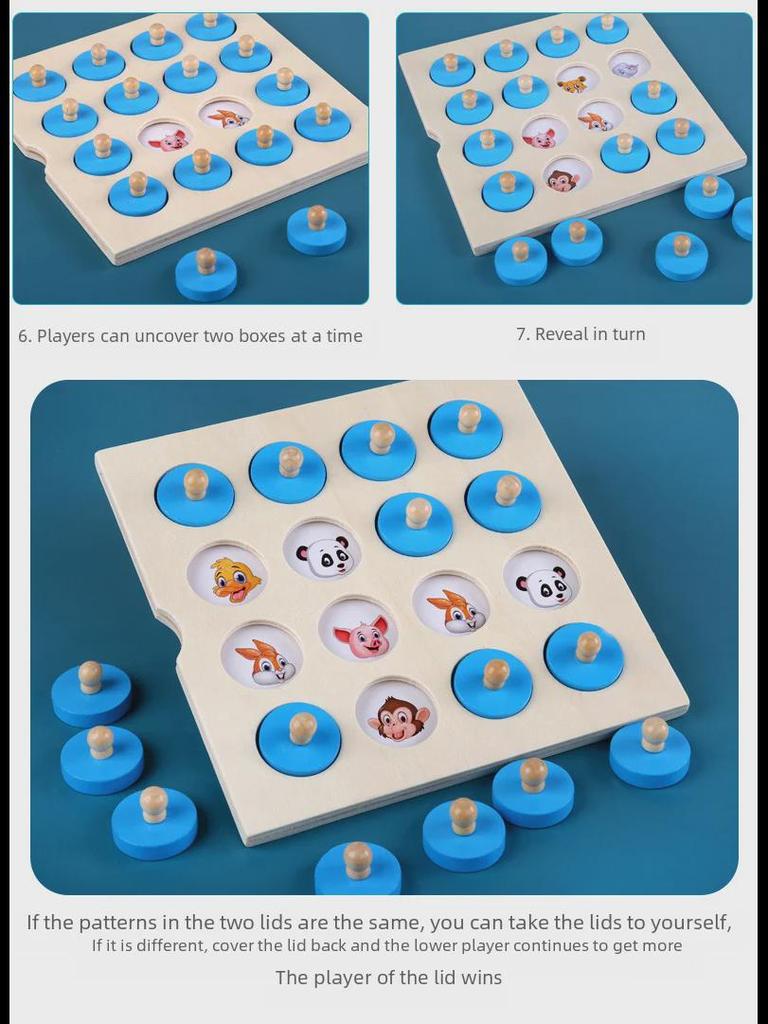 Children's Educational Wooden Toys for Early Cognitive and Motor Skills Development