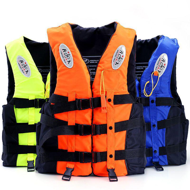 High Buoyancy Marine Life Jacket - Portable Snorkeling and Fishing Vest for Water Survival.