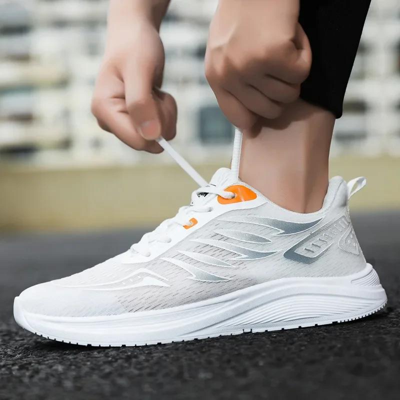 

2024 Новые толстые кроссовки Zapatillas De Hombre Low Gang, универсальные трендовые повседневные туфли для мужчин, легкая мягкая подошва, кроссовки для бега 44 белый