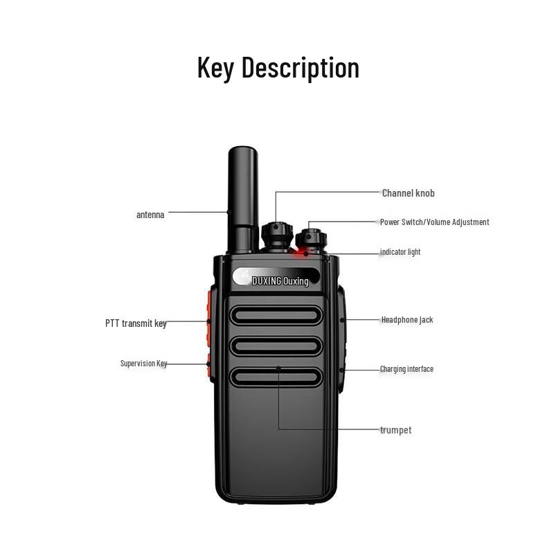 OUXING Professional Two-Way Radios (CN version)
