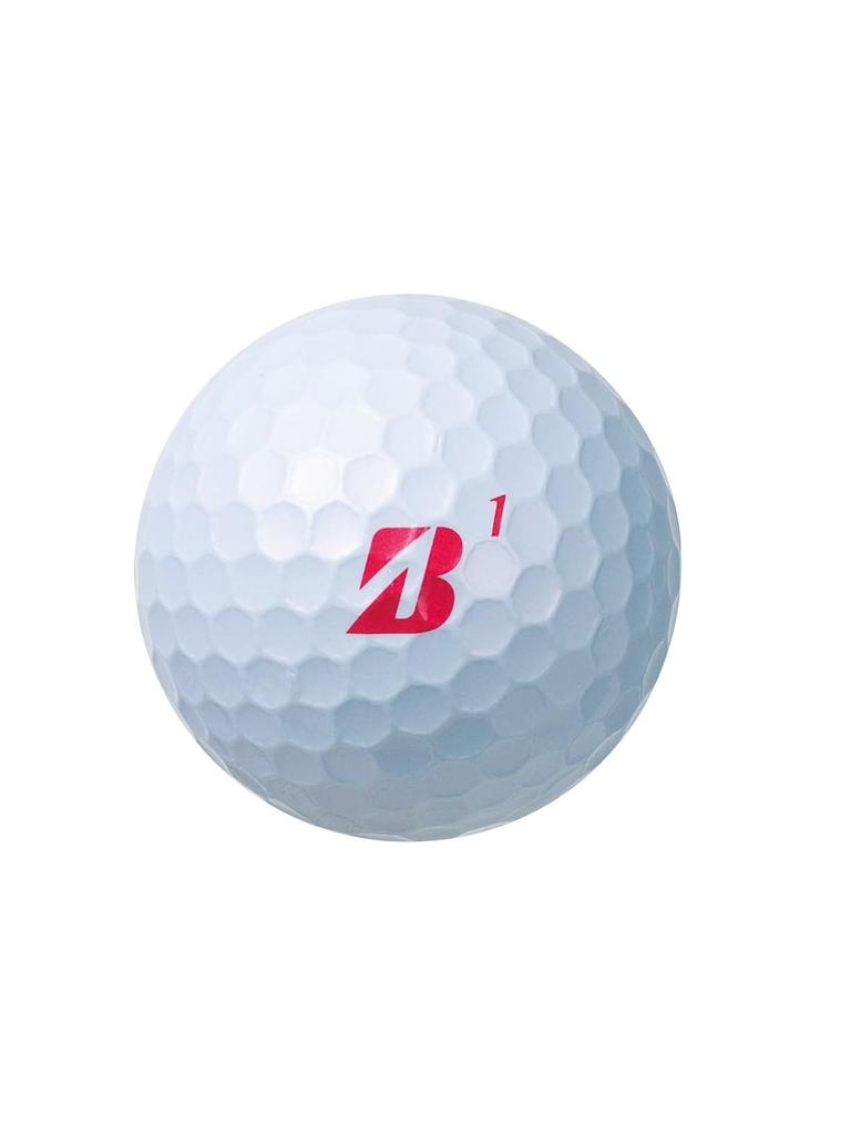 Bridgestone Golfbälle TOUR B JGR Pearl Pink, 2 Dutzend (24 Bälle) Modell 2023, Original-Taschentuch im Lieferumfang enthalten