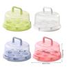 Durable Cake Container Portable Cake Holder for Camping and Outdoor Activities