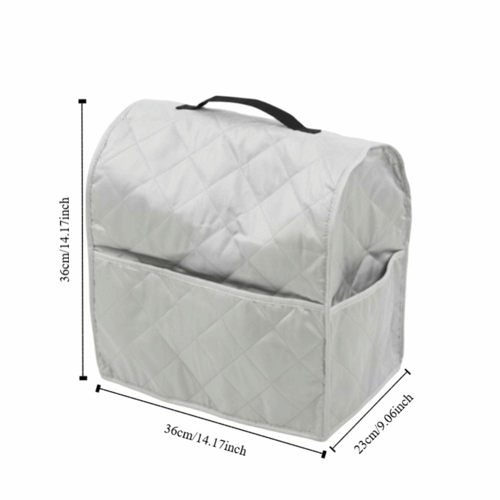 Quilted Polyester Pongee Kitchen Mixer Cover Anti Dirt Dust Proof Cover  Food Preparation