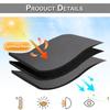 2 Panels Short Curtains for Kitchen RV Curtain Tiers 100% Blackout Drapes Rod Pocket Light Block Privacy Small Window Curtains