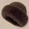 Women's Thick Plush Hat Keeps Warm And Versatile Mongolian Hat