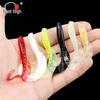 Curl Tail Soft Worm Bait: 5.3cm/1.8g Texas Rig Soft Maggot