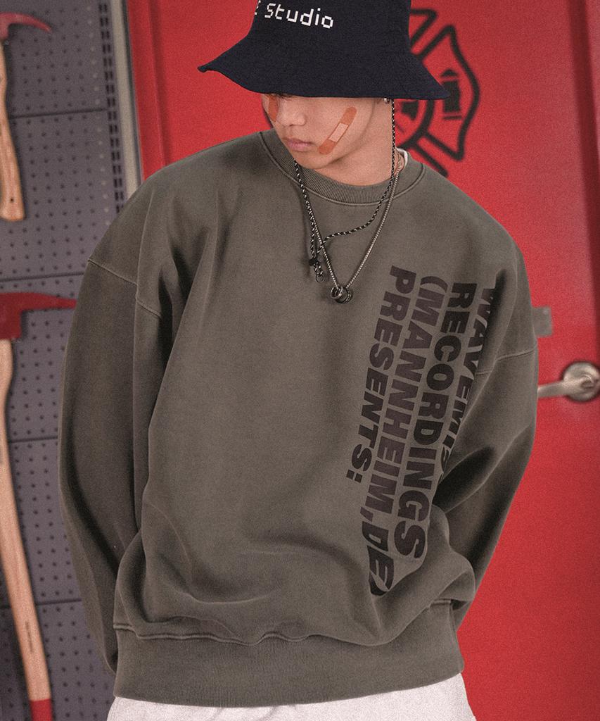 Deomail Wavemission Mile Sweat Mtm_Pigment Khaki