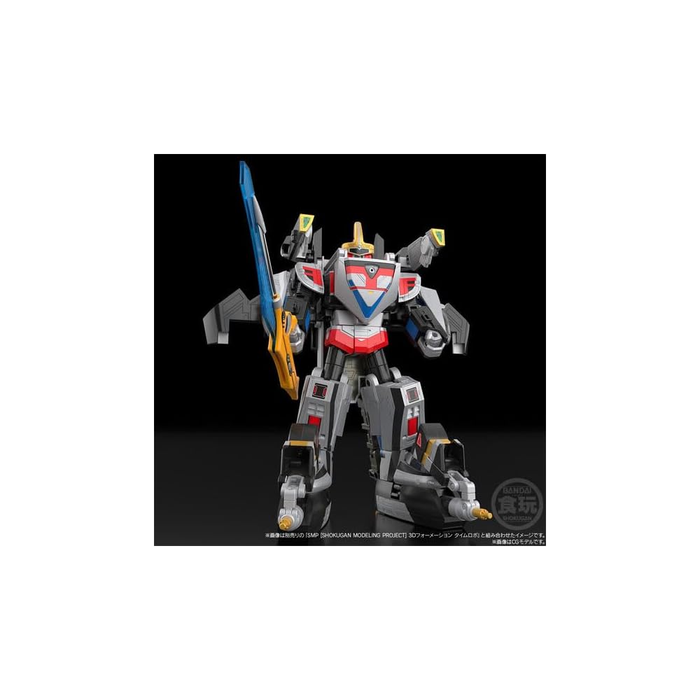 SMP Shokugan Modeling Project Delta Formation Time Shadow Combine with Time Robo Action Figure