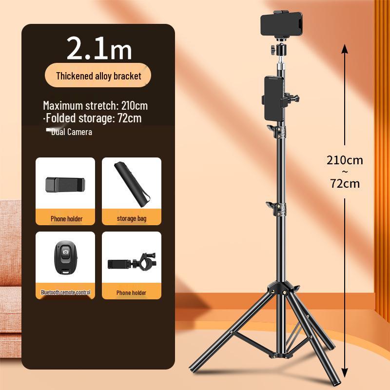 Universal Metal Tripod Stand for Live Streaming & Photography