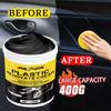 JOKJOK 400g Large Capacity Automotive Plastic Polishing Wax - Quick- Restore Luster, Tire Crystal Coating & Instrument Panel Wax