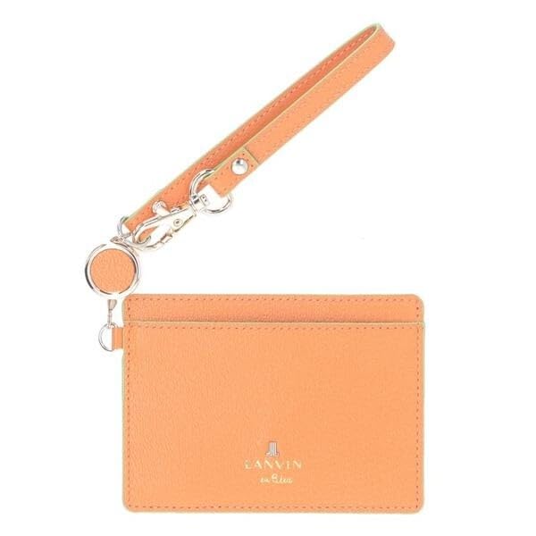 

Lanvin en Bleu Travel Card Sleeve with Rim and Reel, Women s, Orange