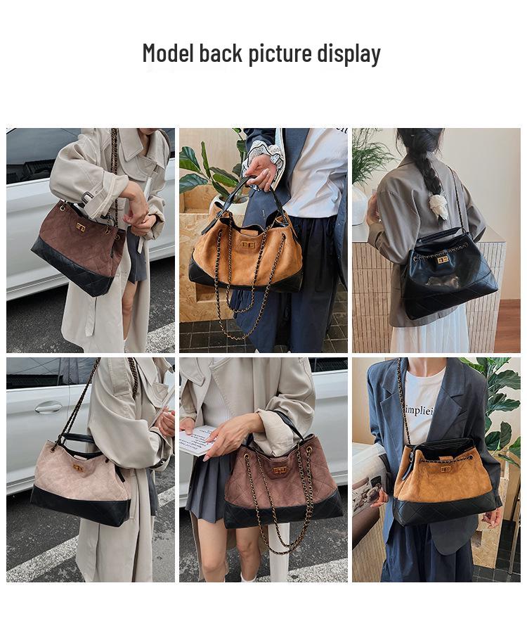 Korean Fashion Women's Large Capacity Versatile Crossbody Tote Bag
