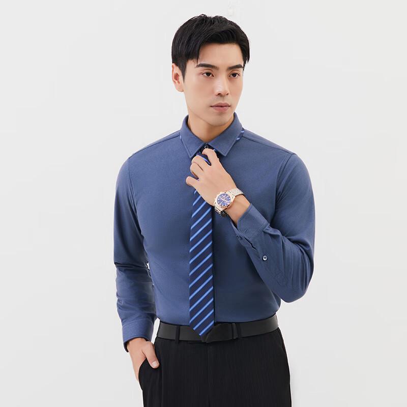 YILITON Men s Warm Plush-Lined Long-Sleeve Shirt 56