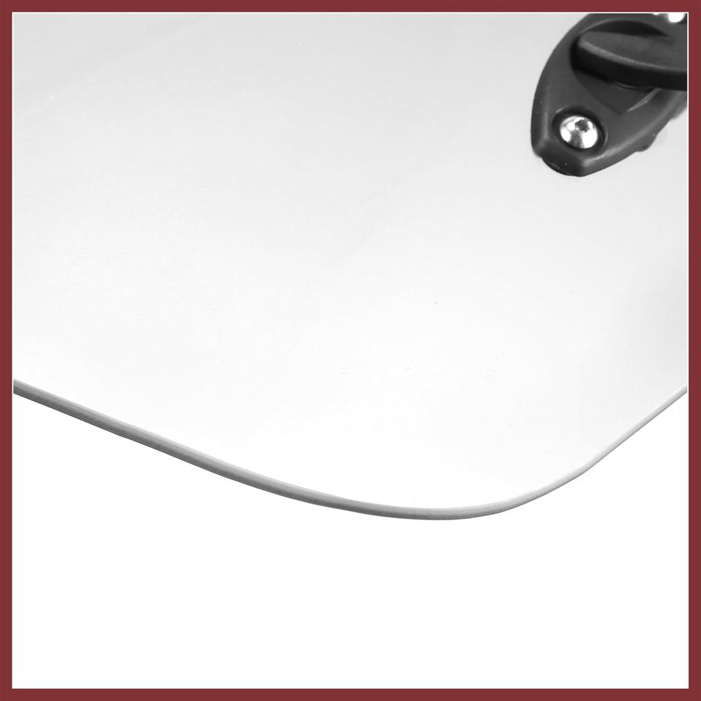 28,5 cm Motorrad-Windschutzscheibe Motorrad-Windabweiser Klare Linse Verstellbare Klemme Windschutzscheiben-Verlängerung Universelle Passform für die meisten Motorroller