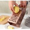 Kitchen Steel Stainless 4 Sided Box Food Grater Vegetable Cheese Shredder Slicer