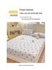 Class A Pure Cotton Mother and Baby Fitted Sheet In Fresh Style - Washed Cotton Mattress Protector Three-Piece Set