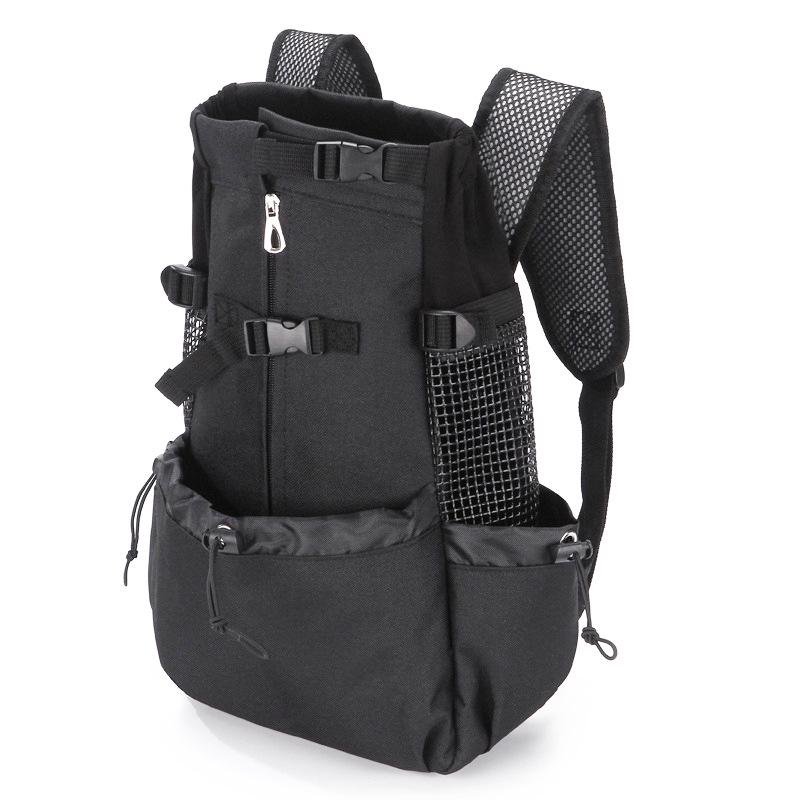 Portable Ventilated Pet Backpack: Head-Out Design for Outdoor Outings, Breathable & Washable