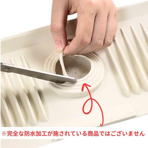 Kouizam Silicone Draining Mat for Faucet, Protects Faucet Area, Holds Soap and Sponges, Organizes Sink, Quick-Drying, Easy to Clean, Suitable for Kitc