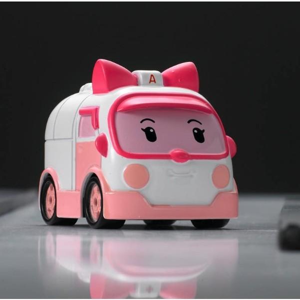 [Robocar Poli] Diecast Mini-Auto Poli/Roy/Amber/Helly/Tracky/Trino/Lifty/Schule B Koreanische Puppen und Spielzeug
