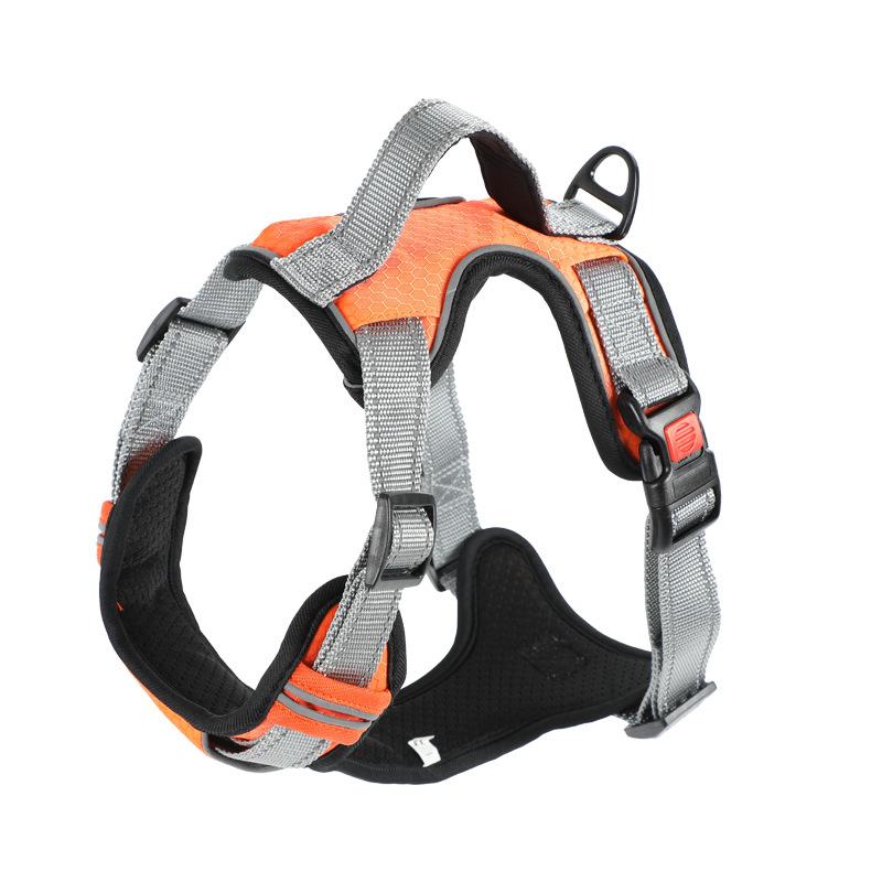 Dog leash vest type dog strap pet chest strap dog leash medium and large dog explosion-proof walking dog leash