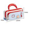Large Capacity Pencil Case House Design High Appearance Pen Bag 3 Layers Portable Pencil Pouch School Supplies For Student Home
