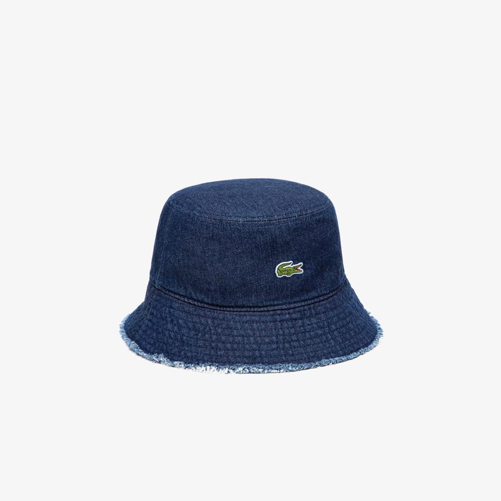 [lacoste] Women's Cotton Vintage Cut Bucket Hat RK414E-55NRNE