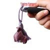 Blood Cypress Zodiac Horse Violet Wood Pendant Keychain
