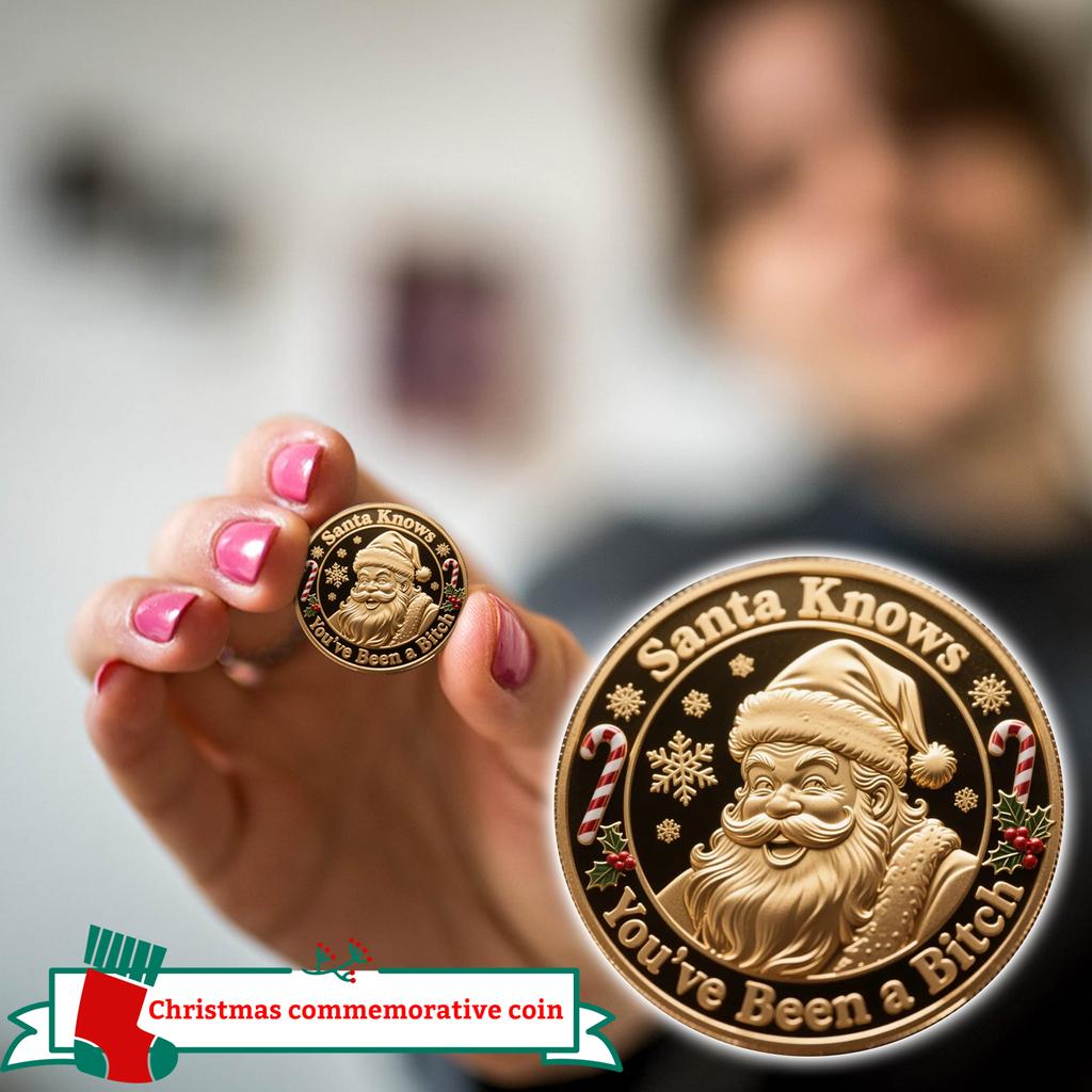 Christmas Coin Commemorative Coin, Gift For Friends