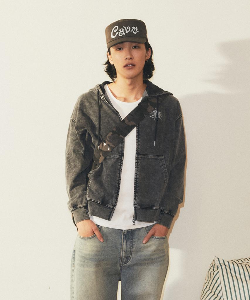 MAHAGRID Cave Pillbox Cap Navy(Mg2Ffmab39A)