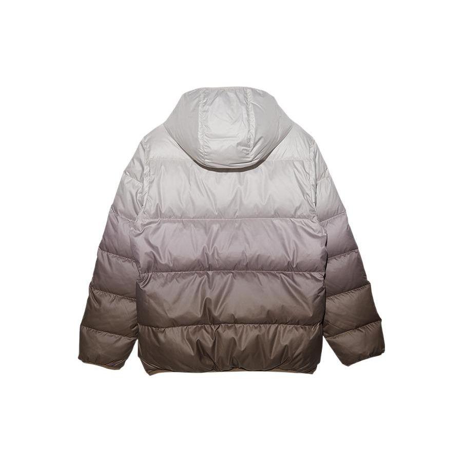 New Era MLB Color Block Casual Hooded Down Jacket Unisex outerwear Gradient-Brown 13350917