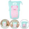Multifunctional Pencil Case Holder Zipper Pen Box Girls Boys Retractable Cute