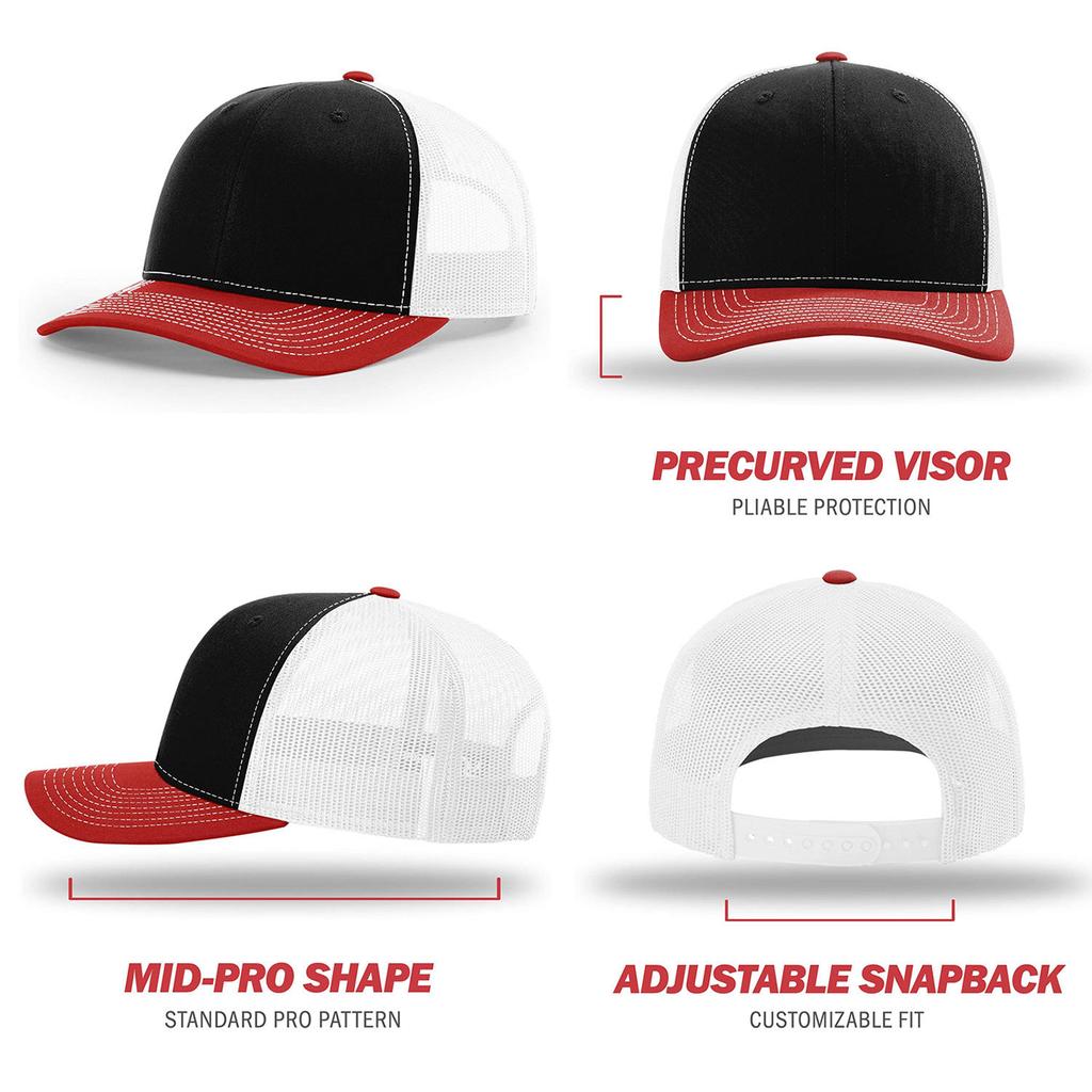Hersteller Golf Gorras Mesh 6 Panel Trucker-Kappe Stickerei richardson 112 Benutzerdefinierte Trucker-Kappen