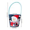 Festival Season Denims Carryall Bag Washable Reusable Holiday Decoration Organiser for Parties and Event