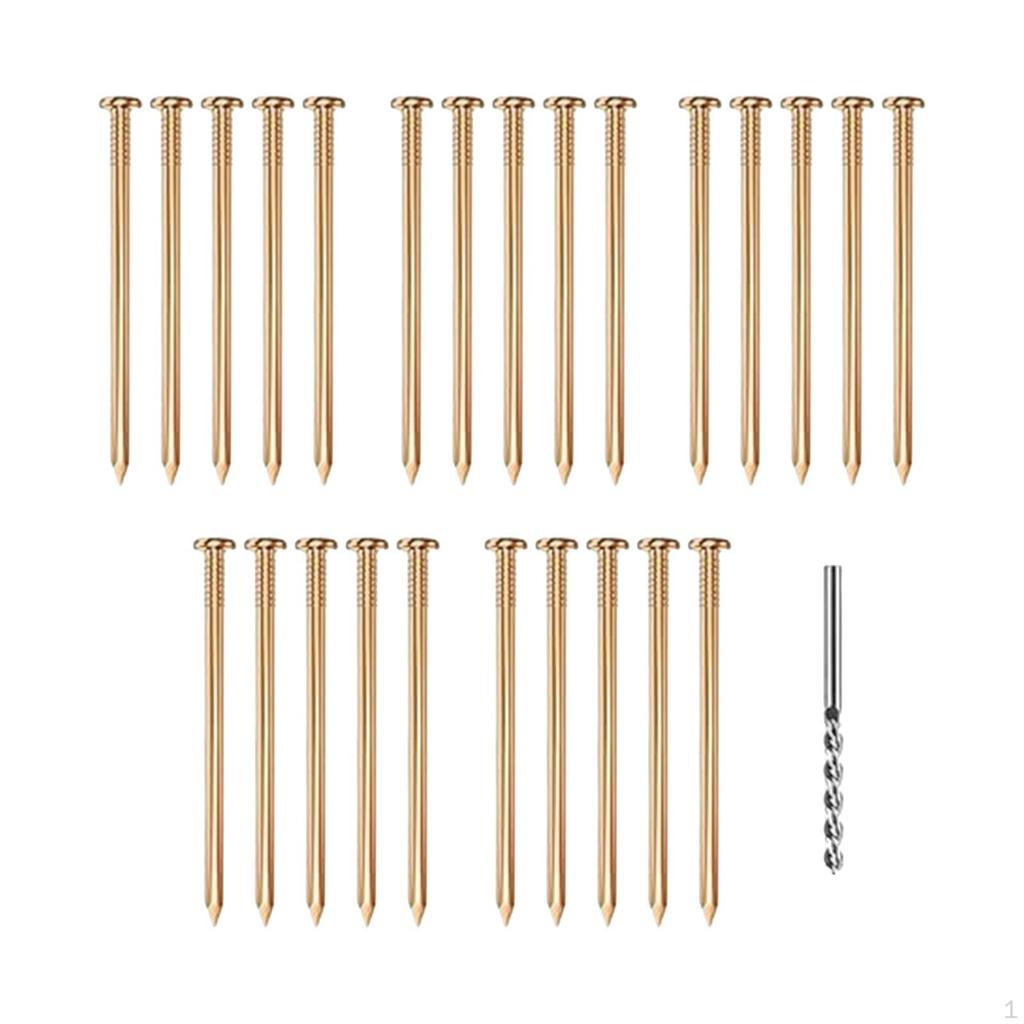 Koperen Clout Nagels Hardware Stevig Multifunctioneel Professioneel Leisteen Spijkers Boomstronk Doder