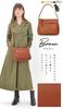 Notre Favori Genuine Leather Shoulder Bag for Crossbody Leather Ariel Brown Women, Handbag, 2-Way, Design, (Gold Hardware)