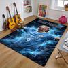 Haaland Design Area Rug Personalized Name- Non-Slip, Soft & Cozy Floor Mat for Living Room, Office - Indoor/Outdoor Carpet