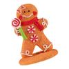 Miniature Gingerbread Man Figurine Christmas Resin Figure Ornament For Christmas Birthday Winter Holiday Decorations