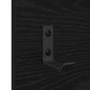 Wall Mounted Nightstand Black Oak Effect 90 x 10 x 50 cm