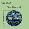 1pc FIFA World Cup Theme Pattern Football, Standard Size 5 Soccer Ball Stylish Sport Football for Competition Play and Training