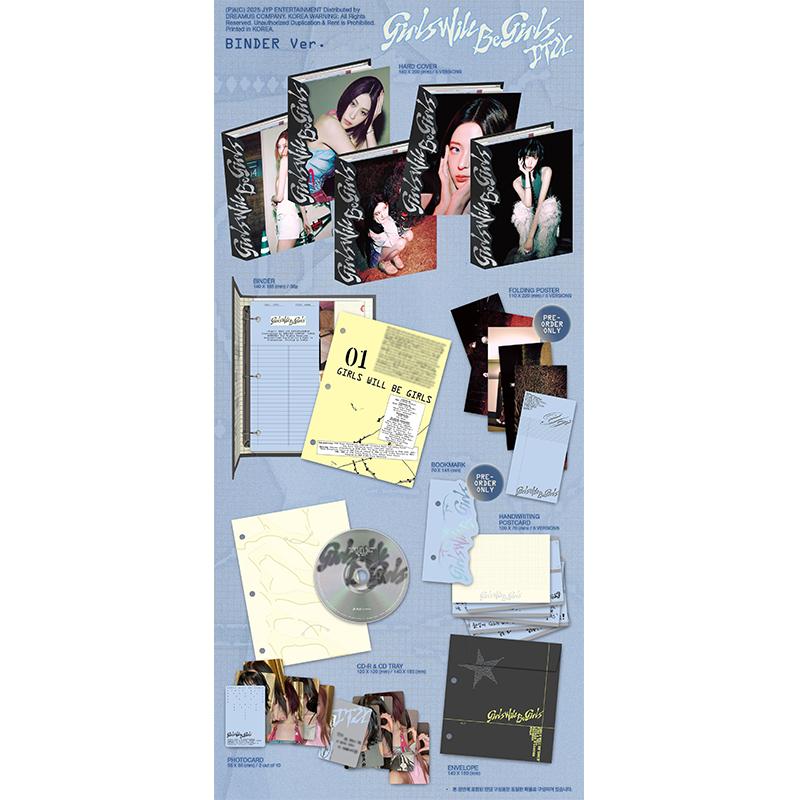 ITZY [Girls Will Be Girls] Binder Ver. (Online Benefit)
