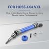 Compatible with Traxxas Slash Rustler Stampede Hoss VXL 4x4 RC Car 4-Piece Metal Drive Shaft CVD Upgrade
